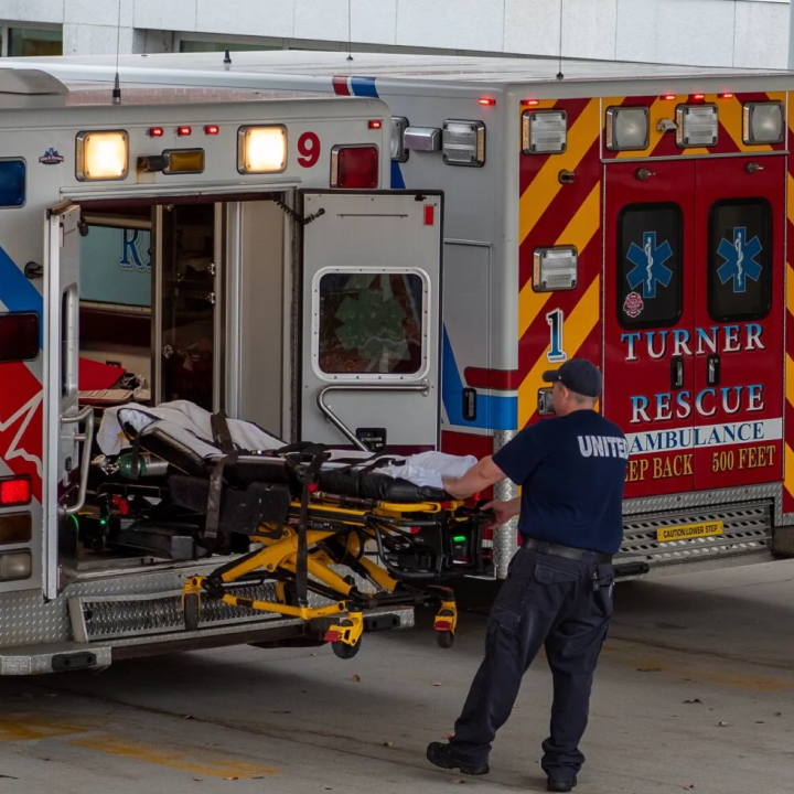 Ambulance (Credit: Lewiston Sun Journal)