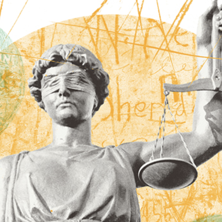 Lady Justice holding the balance scales